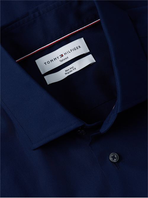 cl non iron solid shirt TOMMY HILFIGER | MW0MW45307DCC